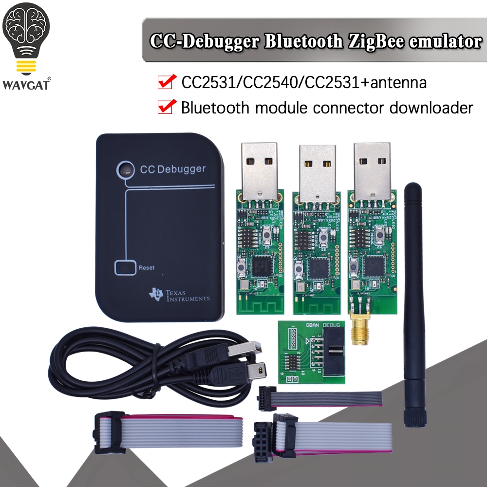 Zigbee Cc2531 - CC2531 Zigbee debugger z anteną i