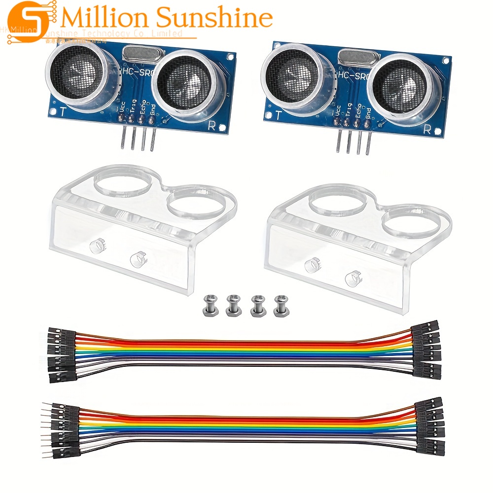 Ultrasonic Sensor Hc-Sr04 - 2 szt. Moduł czujnika ultradźwiękowego HC-SR04