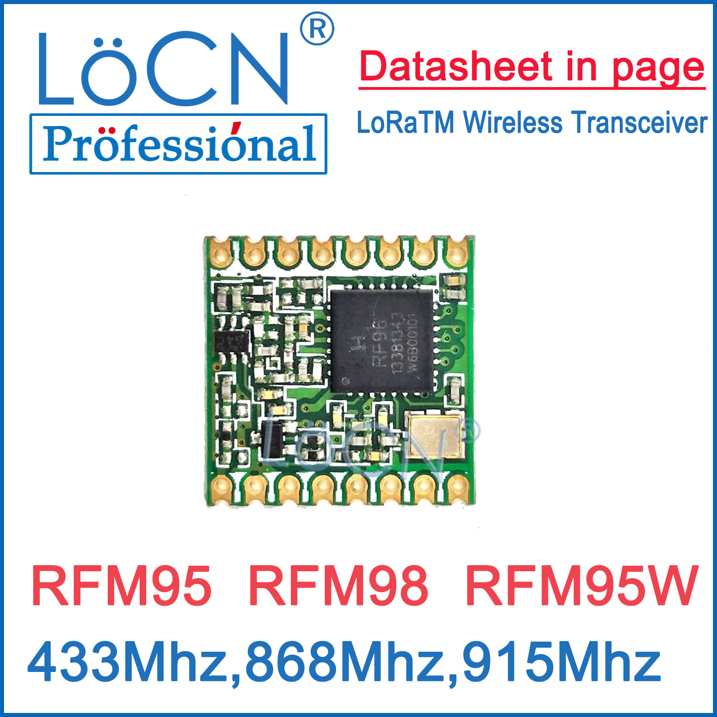 Lora Rfm95 - 5 szt. modułów radiowych LoRa RFM95