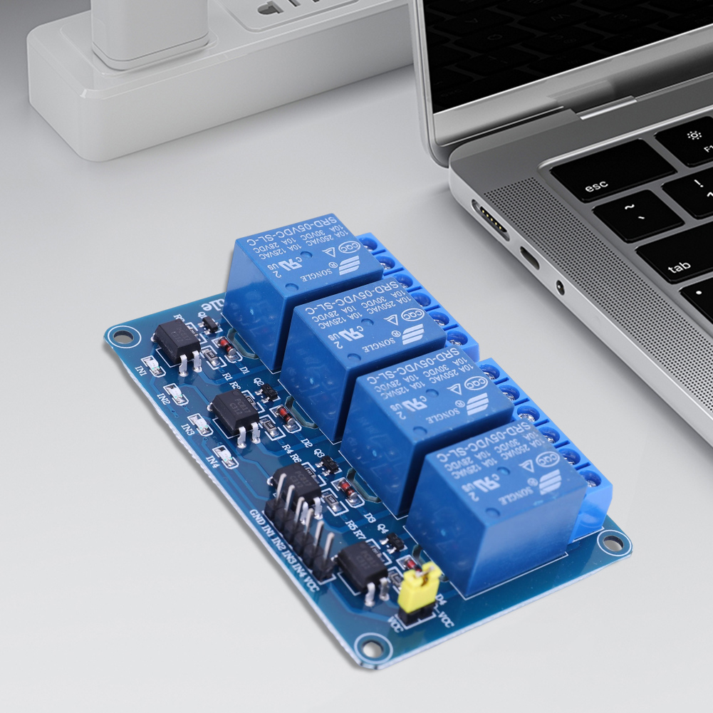 Płytka przekaźnikowa 5V 12V 4- – Relay Module 4 Channel recenzja i cena