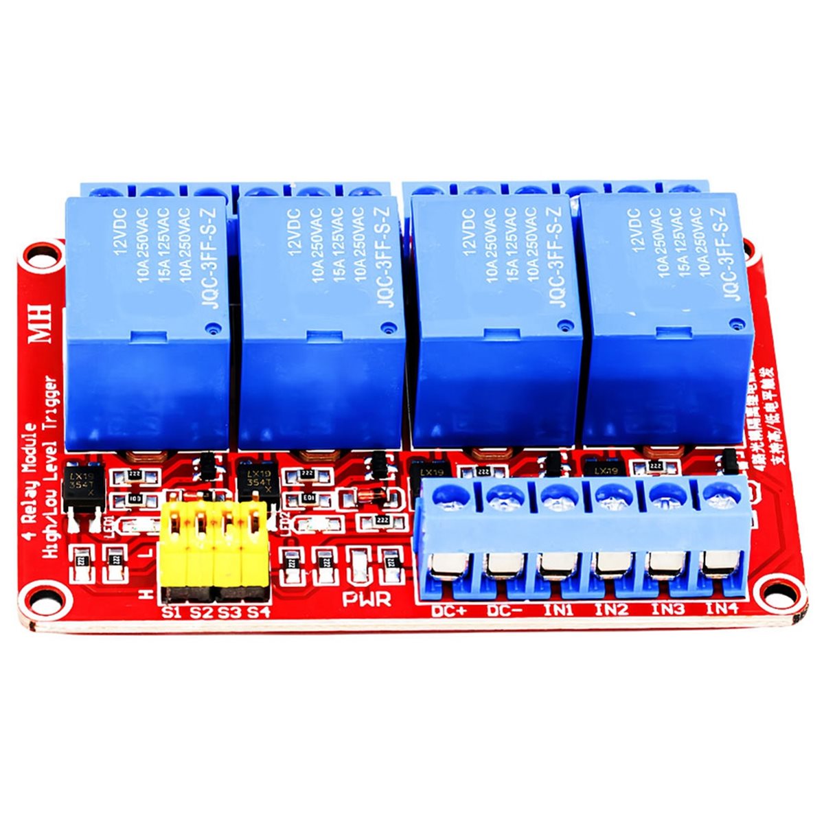 Moduł przekaźnikowy A49T 4-kan – Relay Module 4 Channel recenzja i cena