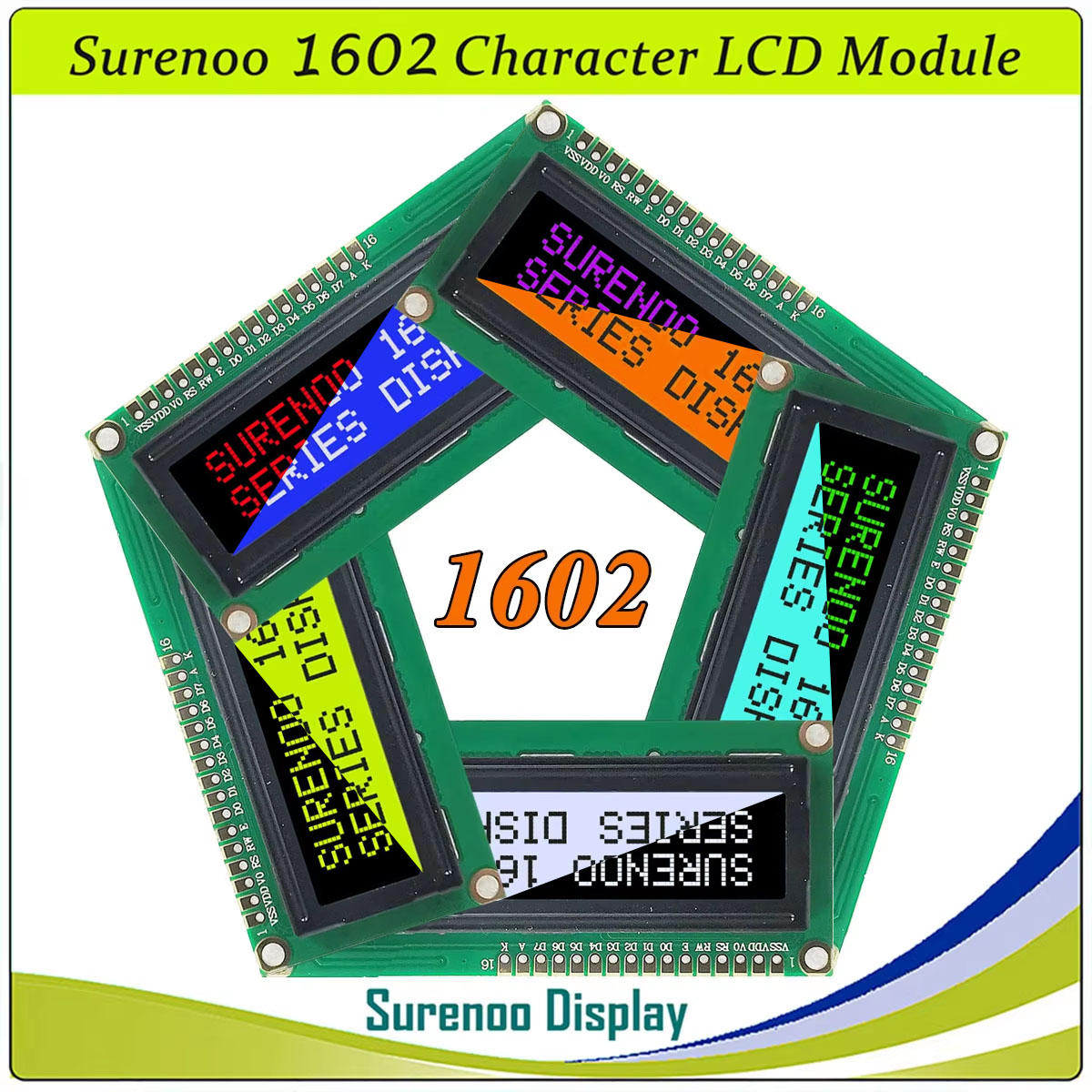 Moduł wyświetlacza LCD Surenoo – Lcd 1602 recenzja i cena
