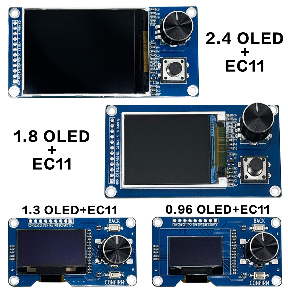 Moduł TFT OLED EC11 z enkodere – Ssd1306 recenzja i cena