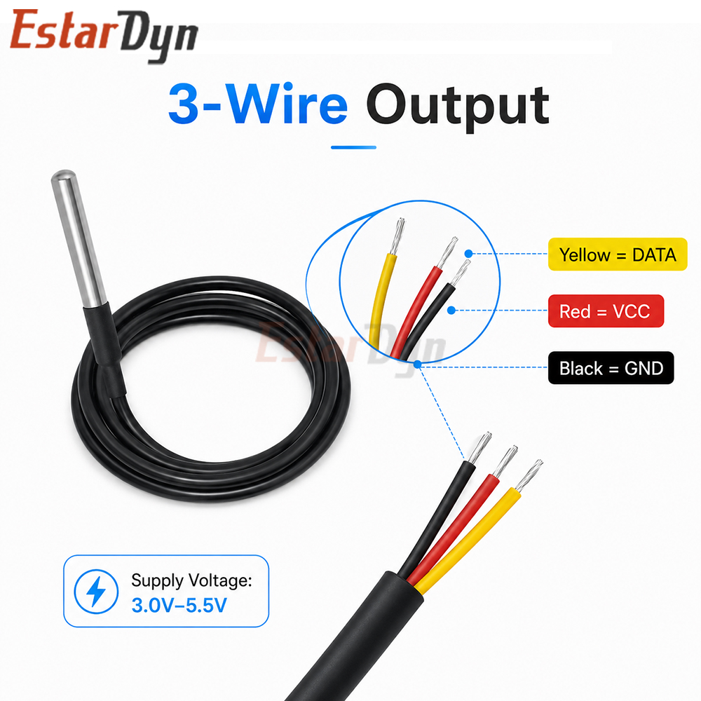 Estardyn DS18B20 Wodoodporny C – Ds18B20 recenzja i cena
