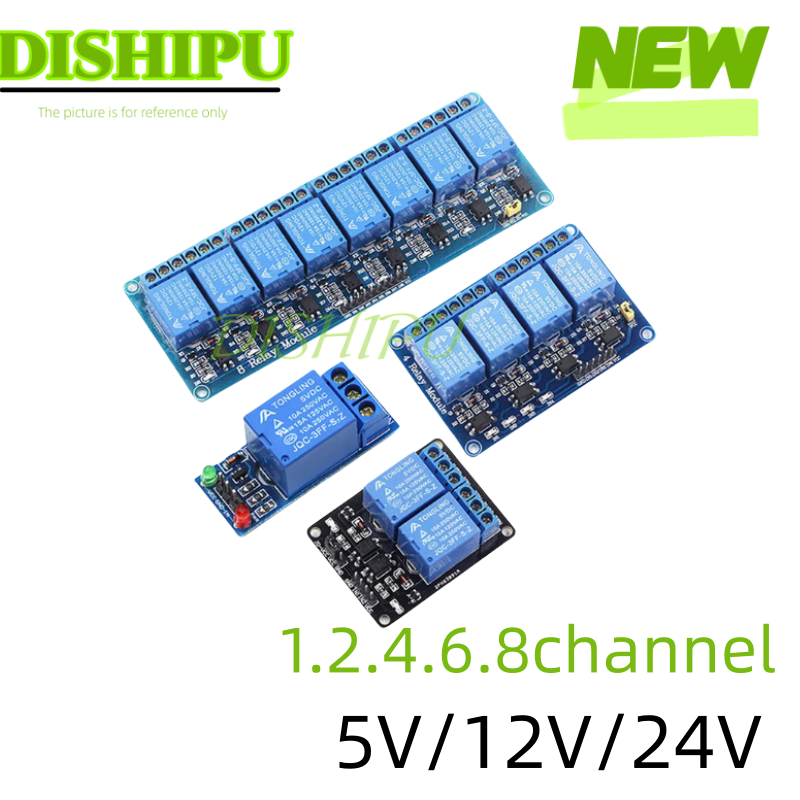 Moduł przekaźnikowy DC 5V 12V  – Relay Module 4 Channel recenzja i cena
