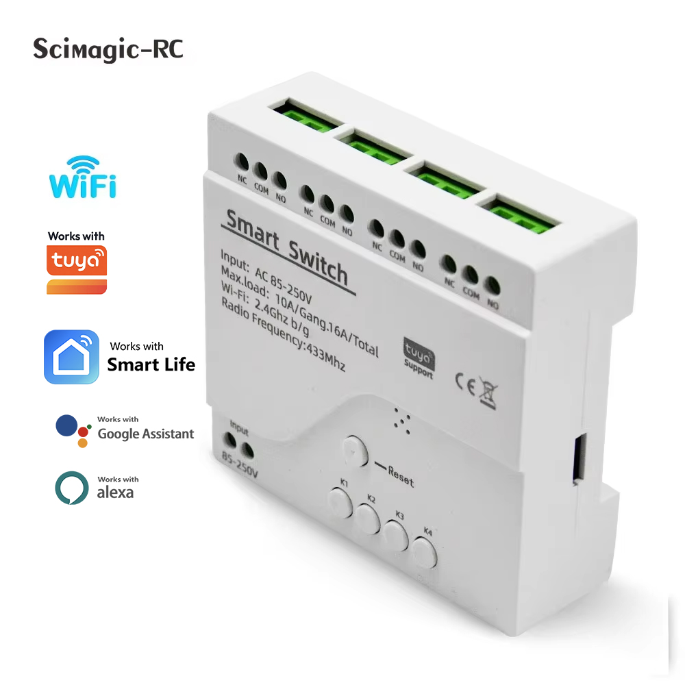 Inteligentny Przełącznik 4-kan – Relay Module 4 Channel recenzja i cena
