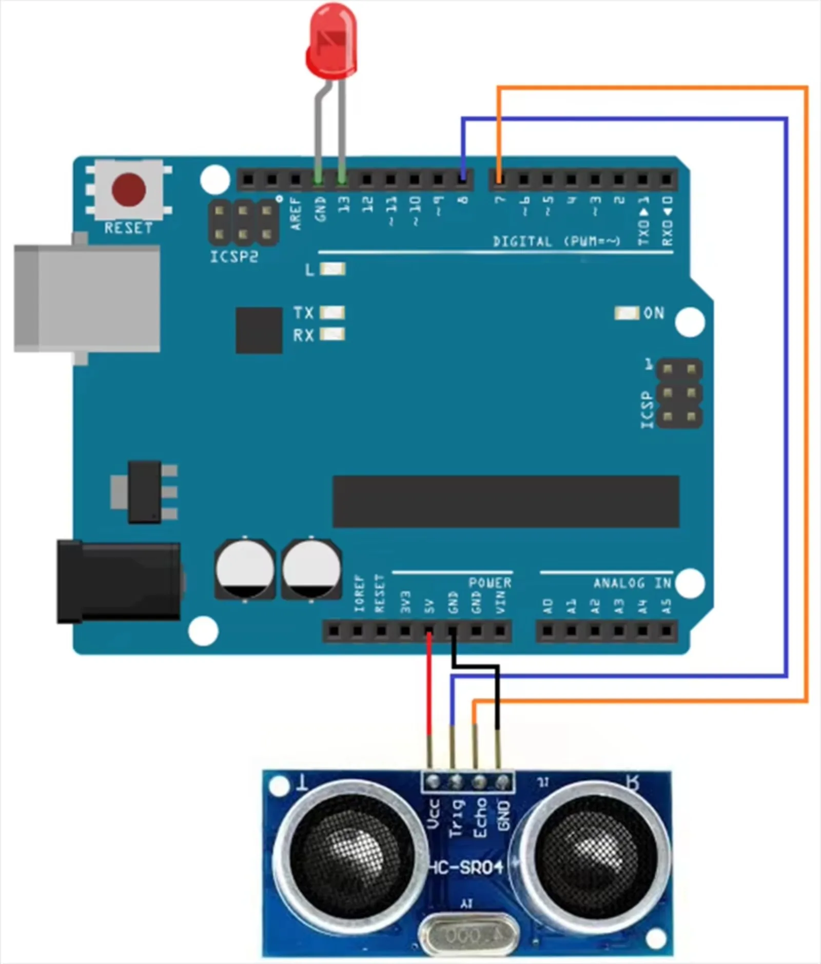 DIYmall HC-SR04 – zestaw ultra – Ultrasonic Sensor Hc-Sr04 recenzja i cena