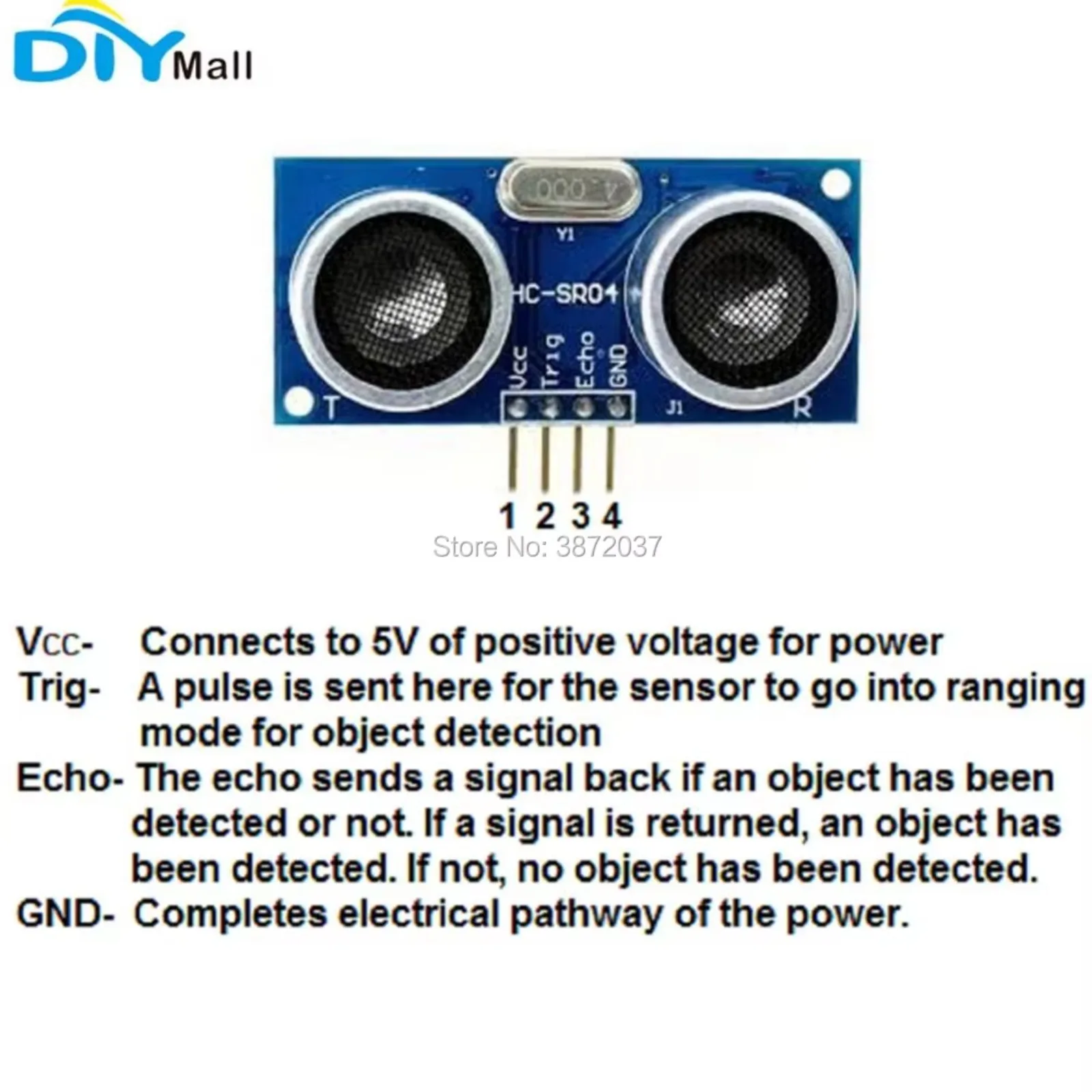 DIYmall HC-SR04 – zestaw ultra – Ultrasonic Sensor Hc-Sr04 recenzja i cena